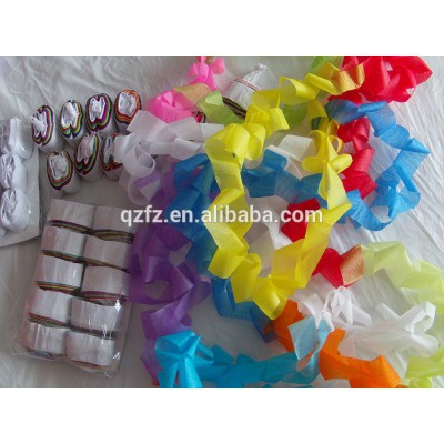 Best selling colorful crepe wedding paper streamer